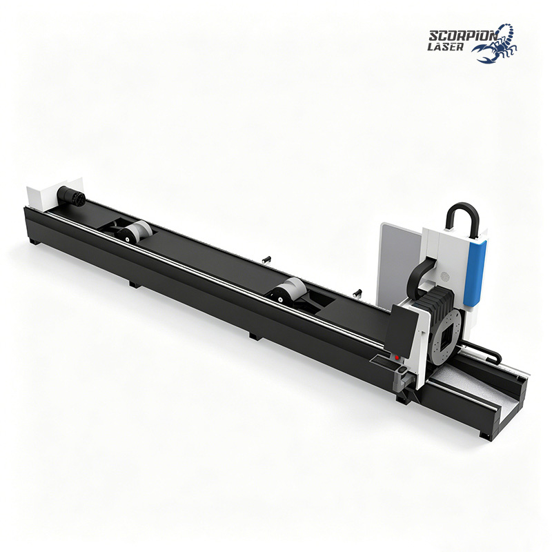 SL-TE Series Fiber Laser Tube Cutting Machine | Automatic CNC Pipe Fiber Laser Cutter for Metal Profiles
