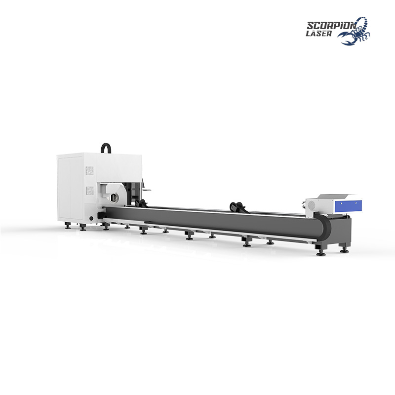 SL-T Series Industrial Fiber Laser Tube Cutting Machine | High-Speed Automatic Pipe Cutter for Mass Production