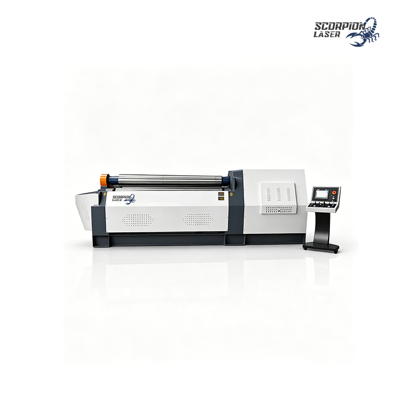 SLW12-25X2000 Fully Hydraulic CNC Four-Roll Plate Rolling Machine
