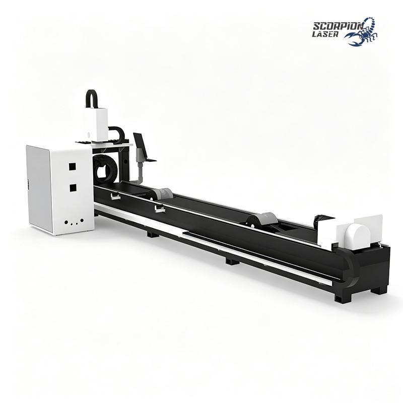 SL-TE Series Fiber Laser Tube Cutting Machine | Automatic CNC Pipe Fiber Laser Cutter for Metal Profiles
