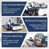 SL-ST Series 2-in-1 Fiber Laser Plate and Tube Integrated Cutting Machine | 12kW High-Speed Sheet & Pipe CNC Laser Cutter