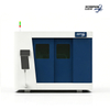 SL-C Series Full Enclosure Fiber Laser Cutting Machine with Exchange Table | High-Power (Up to 80kW) CNC Sheet Metal Cutter