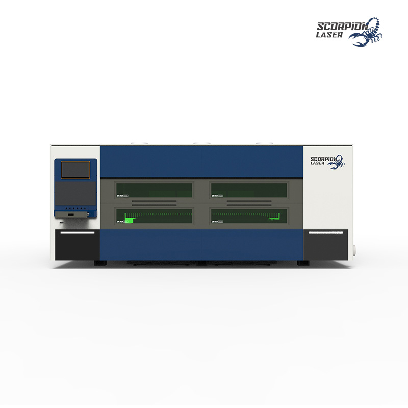 SL3015C Fully Enclosed Fiber Laser Cutting Machine for Precision Parts Aerospace Auto Parts 1500W-30000W CNC